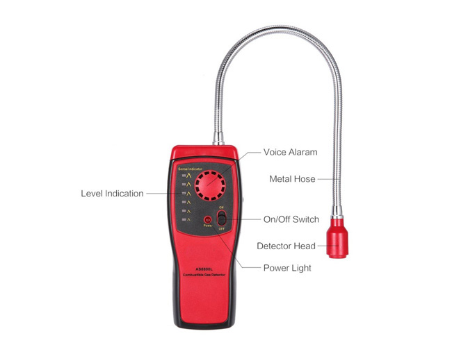 AS8800L Combustible Gas Leak Detector